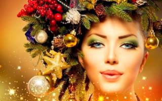 Модные прически на Новый год 2019