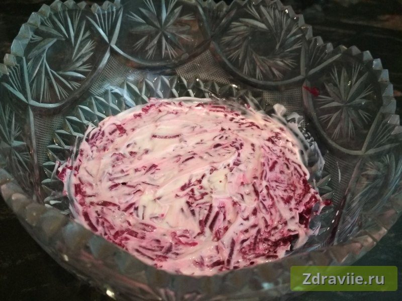 Смазать майонезом
