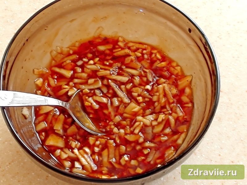 Перемешать и дать постоять 2 час