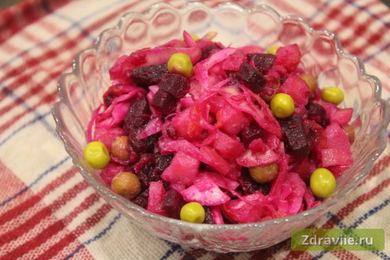 Винегрет с квашеной капустой